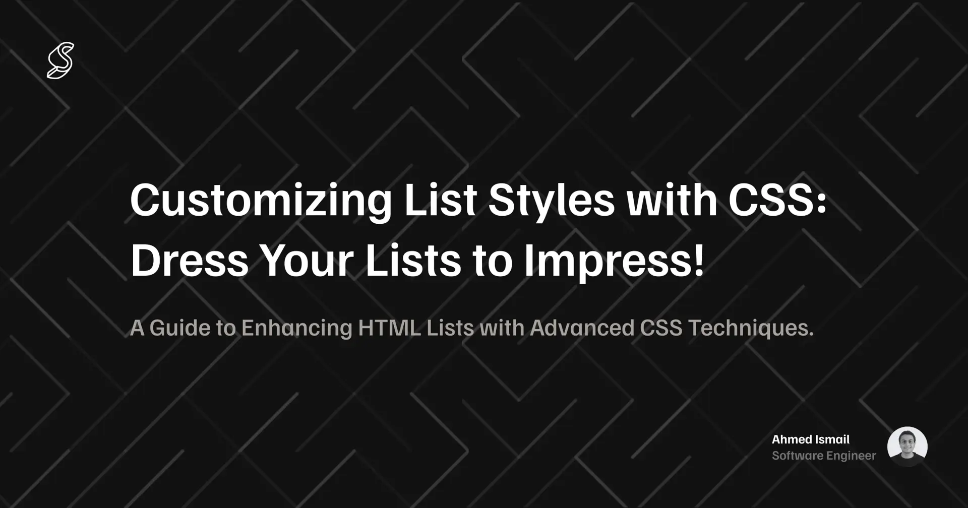 Customizing List Styles with CSS: Dress Your Lists to Impress!'s cover image